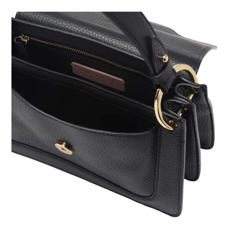 COCCINELLE Black C-Me Top Handle Bag Small for Women | Best Price UAE